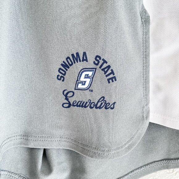 🦋 UNDER ARMOUR Sonoma State University Seawolves Running Shorts Athletic - Picture 2 of 3
